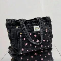 【SHEIN】 デニムトートバッグ