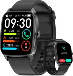 新品スマートウォッチ iPhone Android対応 大画面 AIアシスタント