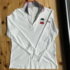 Picone 長袖ポロシャツ サイズⅠ ホワイト