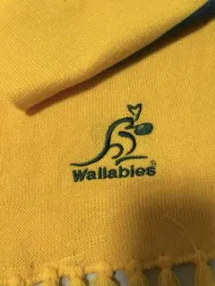 オーストラリア　ワラビーズWallabies マフラー　刺繍入り 約132cm