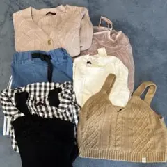キッズ服セット カーディガン タンクトップ　ラブトキ　セット 8点　バラ売り可