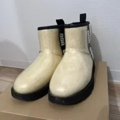 UGG クリーム色 レインブーツ 38