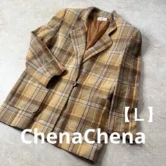 【ヴィンテージ】ジャケットコート/2way/お洒落/チェック柄/【日本製】古着