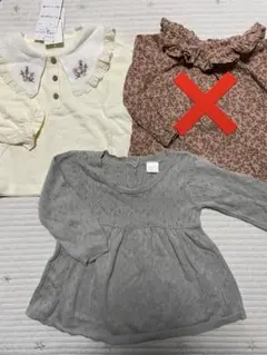 女の子 ベビー トップス 2点セット 80cm