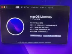 Apple Mac mini (Late 2014) 16GBRAM 128GB