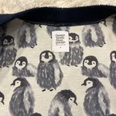 グラニフ　フリースカーディガン　オーバーサイズ　ペンギン　Ｓサイズ