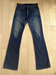 ストレートデニム ダークブルー