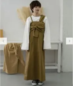 KBF キャミワンピース ブラウン