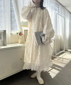 merrylatte シアージャガードワンピース　定価8,280円