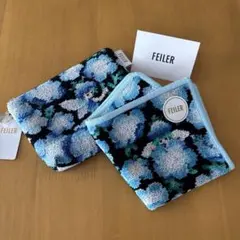 フェイラー　タオルハンカチ＆ポーチ　ネモフィラ