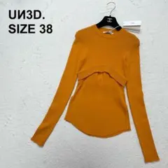 【新品未使用】アンスリード 25SS 2WAYベーシックニットトップス（1916のサムネイル