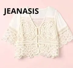 タグ付き　JEANASIS エンブロイダリーレースブラウス カーディガンのサムネイル