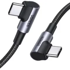 UGREEN 【L字型】 USB C ケーブル Type-c L字 60W/3A
