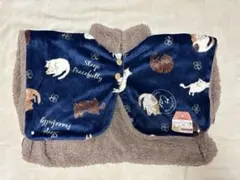 【新品】肩掛けポンチョ　ネコ柄　M〜L