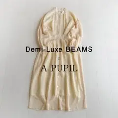 美品 デミルクス ビームス別注【A PUPIL】3万 イエローのワンピース U