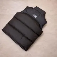 【入手困難品‼️】ノースフェイス センターロゴ ヌプシ ダウンベスト ブラウン M