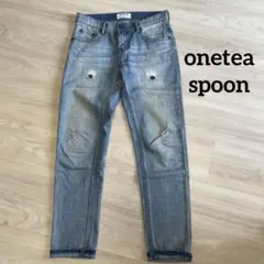 ONE TEASPOON ライトブルーダメージデニム　23