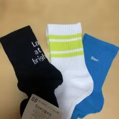 グローバルワーク　ソックス　靴下　3点セット　サイズ17〜19cm 新品未使用