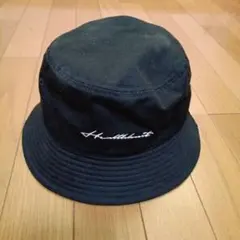 Healthknit 黒 バケットハット　帽子