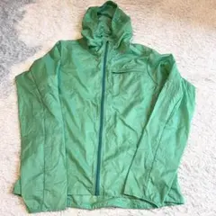 【美品】パタゴニア 軽量 パーカー　グリーン　 レディース S