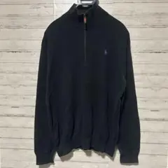 Polo Ralph Lauren ハーフジップセーター 黒