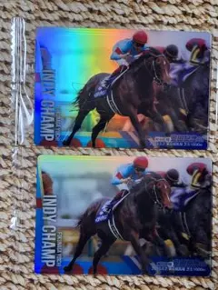 サラブレッドホースコレクション　インディチャンプ　箔押し　ノーマル