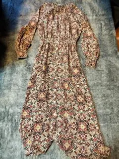 花柄ロングワンピース★vis