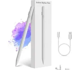 iPad ペンシル 第10世代対応 極細 高感度 傾き感知 磁気吸着 QA19