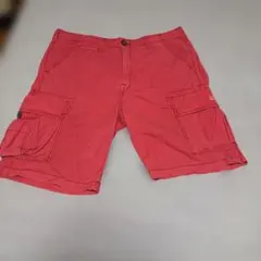 TRUE RELIGION カーゴショートパンツ レッド　W36のサムネイル