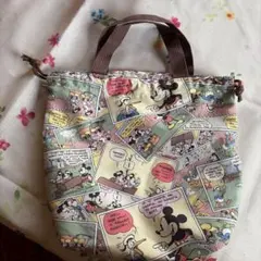 ミッキーマウス コミック柄バッグ