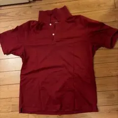 ユニクロ　ポロシャツ　レッド