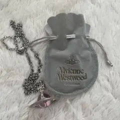 Vivienne Westwood オーブネックレス シルバ×ピンクのサムネイル