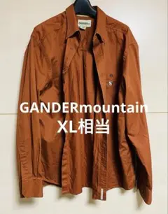 GANDER mountain ネルシャツ　XL相当 ブラウン　美品　長袖