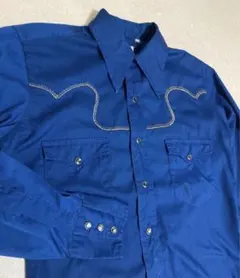 希少 70s USA製 Wrangler ラングラー ウエスタンシャツ ヨーク