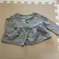 babyGap グレー ドット柄 カーディガン 70
