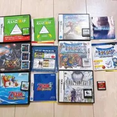 【まとめ売り】DS・3DSソフト9本セット モンハン/ゼルダ/ドラクエ/FF
