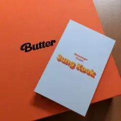 Butter 　BTS ジョングク　メッセージカード