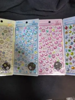 しずくちゃん　クーリア♡ボンボンドロップシール　4シートセット