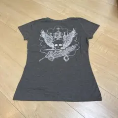 Barak 半袖 Tシャツ グレー スカルプリント、最終値下げ。のサムネイル