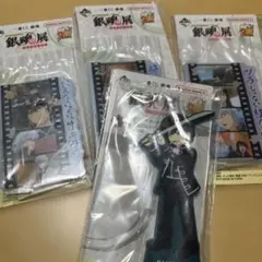 銀魂 一番くじ　アクリルスタンド3つとラバースタンド