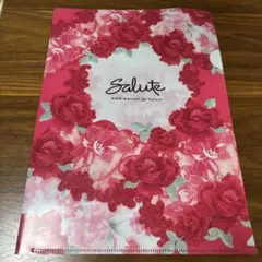 A4花柄クリアファイル(Saiute)