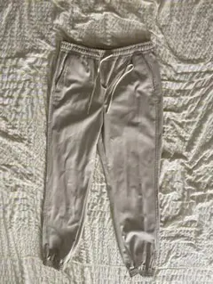 ハウスオブロータス　合皮　パンツ　ベージュ寄り　ウエストゴム