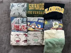 秋冬　恐竜　まとめ売り　100センチ　１１点　車　子供服