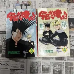 漫画　今日から俺は　3巻　4巻