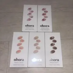 ohora セミキュアジェルネイルシール 5種セットのサムネイル