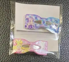 映画 キミとアイドルプリキュア 前売り特典 リボンクリップ　2個セット
