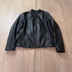 /かおりん様nano universe スタンドカラー　フェイクレザージャケット