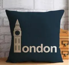 ロンドン ビッグベン クッションカバー