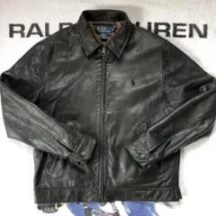 90's POLO RALPH LAUREN  LEATHER SWINGTOP