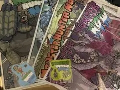 モンスター ハンター NOW クリアファイルとステッカーセット